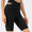 Crisscross Waistband Slim Fit Sports Shorts