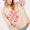 SAGE + FIG Daisy Patch Applique Long Sleeve Sweatshirt
