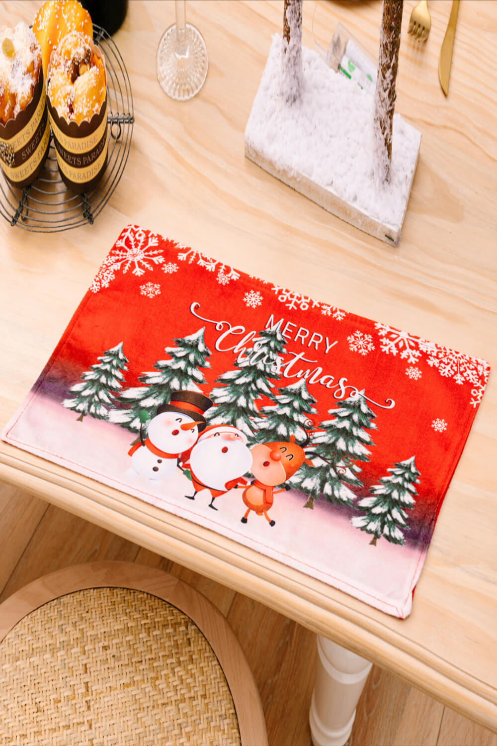 4-Pack Christmas Placemats