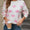 Angel Wings Heart Round Neck Long Sleeve Sweater