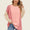 Double Take Texture Contrast Round Neck Long Sleeve T-Shirt