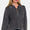 Zenana Washed Half Button Long Sleeve Sweater