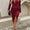 Devine Tied Boat Neck Long Sleeve Dress