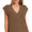 Oversized Sweater Vest with Side Slit
