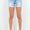 American Bazi High Waist Distressed Frayed Denim Shorts