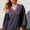 Double Take Exposed Seam Ribbed Textured V-Neck Long Sleeve T-Shirt