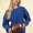 VERY J Waffle-Knit Exposed Seam Round Neck Sweater