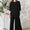Full Size Round Neck Slit Top and Pants Set