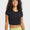 Millennia Round Neck Short Sleeve Cropped Sports T-Shirt