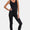 Zenana Ribbed Bra Padded Sports Seamless Jumpsuit