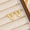 18K Gold-Plated Bubble Letter Stud Earrings